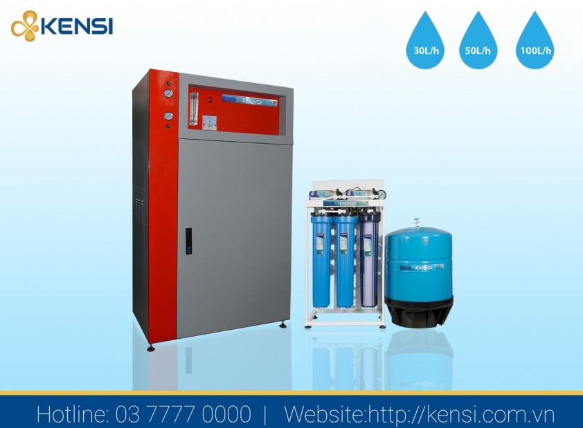 Những thông tin về máy lọc nước RO công nghiệp 50l-h Kensi